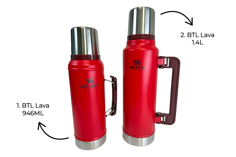 Combo Stanley para las parejas o amigos amantes del café o té | BTL Lava 1.4L + BTL Lava 946ml