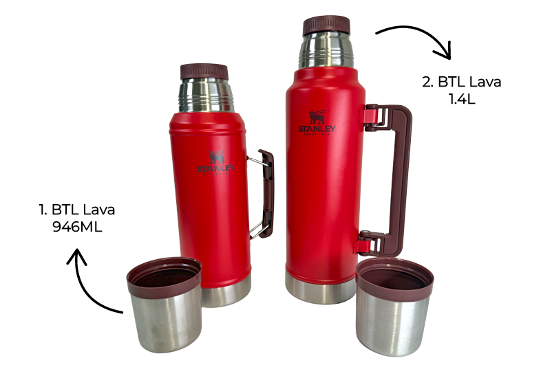 Combo Stanley para las parejas o amigos amantes del café o té | BTL Lava 1.4L + BTL Lava 946ml