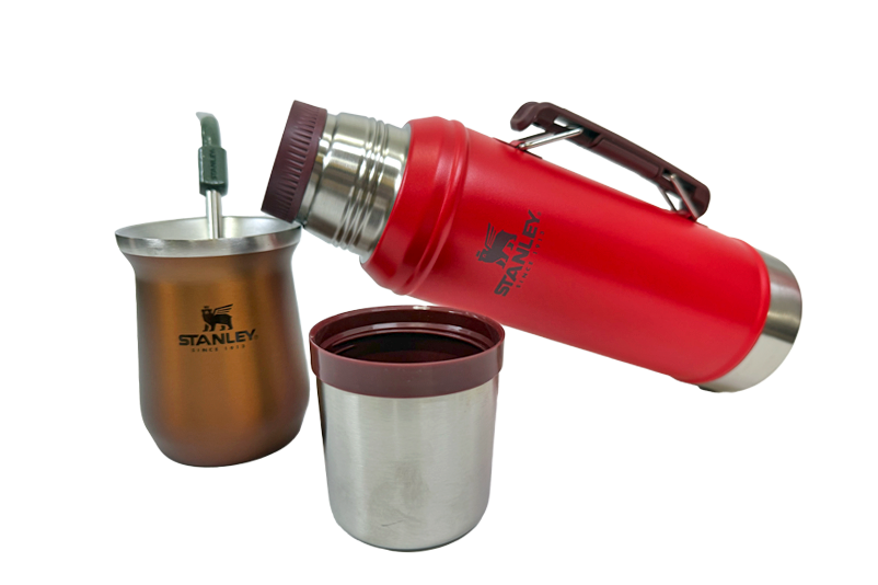 Combo Stanley para los amantes del mate en casa o en la oficina | BTL Lava 946ml o 1.4L + Bombilla de precisión para Mate + Mate Mug 236ml
