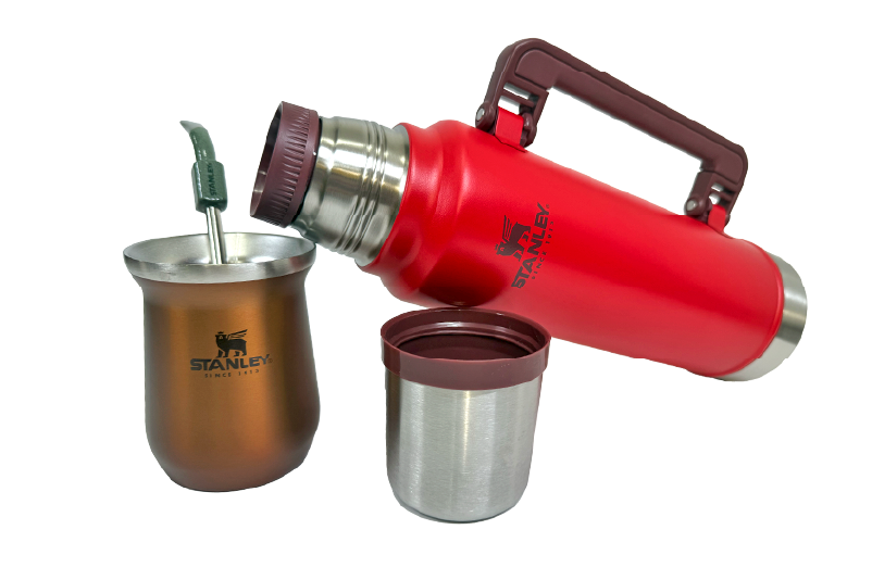 Combo Stanley para los amantes del mate en casa o en la oficina | BTL Lava 946ml o 1.4L + Bombilla de precisión para Mate + Mate Mug 236ml